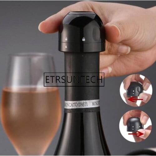 100pcs Vacuum Red Wine Bottle Cap Stopper Silicone Sealed Champagne Bottle Stopper Vacuum Sealer Retain Freshness Stopper