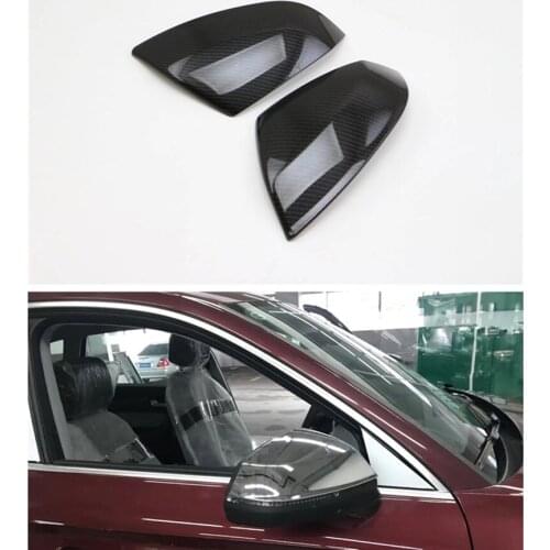 2Pcs ABS Car Side Rearview Mirror Trim Cover Fit For Audi Q5 2018 Car Styling Sticker