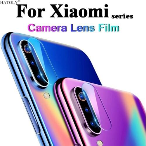 2PCS Clear Lens Tempered Glass for Xiaomi Redmi 8A 7A Note 8 Pro Note 7 Mi CC9 Mi A3 Full Glued Camera Lens Protector Flat Film