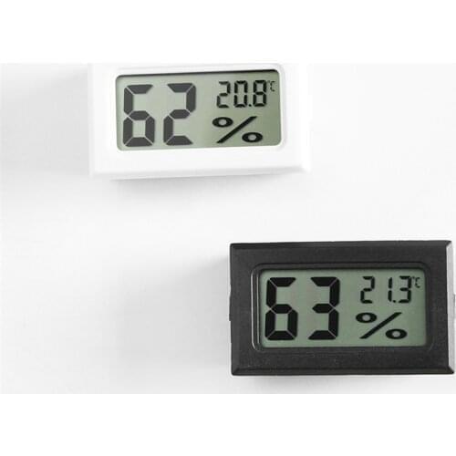 30 Pcs Mini Digital LCD Indoor Temperature Sensor Humidity Meter Thermometer Hygrometer Gauge Fahrenheit/Celsius Wholesale X2