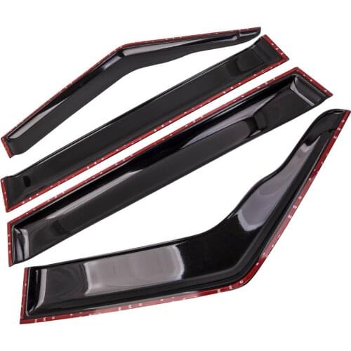 4pcs Weathershield Window Sun Visor for Nissan Patrol GQ Y60 1988-97 Auto mirror