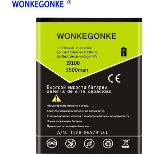 WONKEGONKE EB-F1A2GBU Battery for Samsung Galaxy S2 i9100 9103 i9108 i9050 i9105 i9103 i9188 i9100g I777 B9062 i9100g i9108