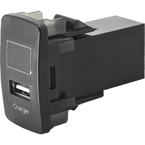 Car USB Charger Car Charger USB Port with Voltage Display for Honda Civic Accord Fit