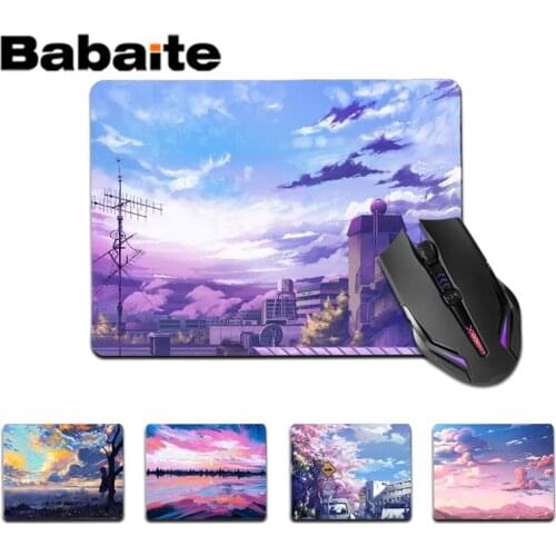 Babaite Top Quality Anime Pink Aesthetic Art High Speed New Mousepad Top Selling Wholesale Gaming Pad mouse