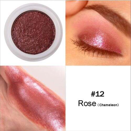 Glitter Eyeshadow Makeup Nude Pigments Cream Women Party Smoky Eyes Powder Shimmer Metal Eye Shadow