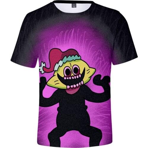 Friday Night Funkin cosplay 3D Summer Preppy Style Men/Womens Street Clothes kids T-shirt Hip hop Punk Style Oversized boys tops