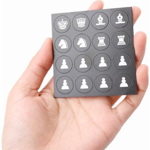 Pocket Folding Magnetic International Chess Set Board Checkers Traveler Plane G32E
