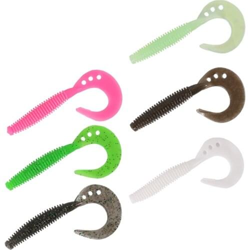 Kingdom soft fishing lure worm 1.5g 2.8g grub soft baits bass soft plastic lures