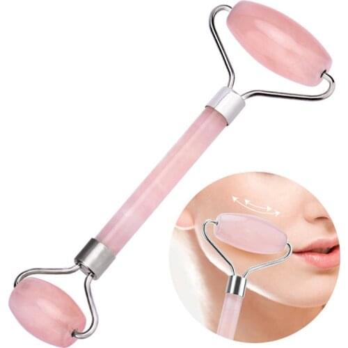 Natural Facial Beauty Massage Tool Jade Roller Face Thin Massager Natural Jade Massage Face-lift Wholesale & Drop Shipping