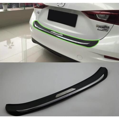 New Products Plastic Rear Bumper Guard Cover For MAZDA3/Axela 2014 Car Protective