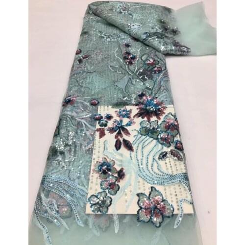 The new multi-color laminated exquisite floral tulle embroidery, good quality and good price, suitable for ladies' fashion/xx