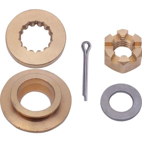Propeller Hardware Kits for BRP/JOHNSON/EVINRUDE/OMC 2 Stroke 15-35HP, Thrust Washer/Spacer/Washer/Nut/Cotter Pin