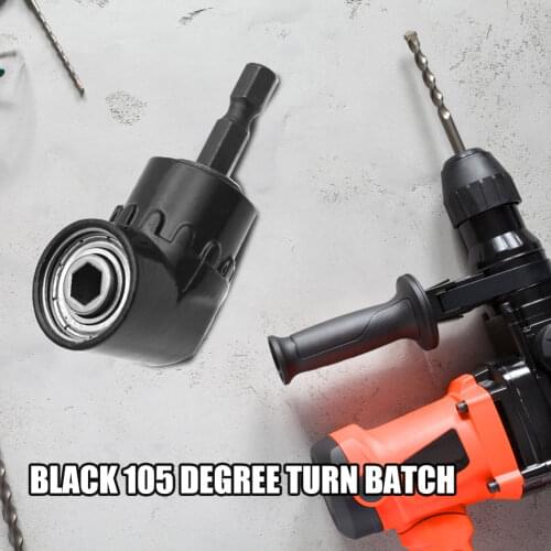 Right Angle Hex Socket Holder Shank 105 Degree Drilling Corner Drill Extension for Household Metal Easily Handle Parts