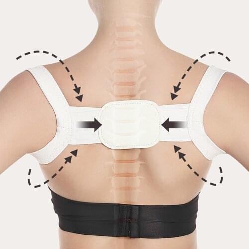 Adjustable Therapy Posture Corrector Shoulder Support Back Brace Posture Correction Back Support Shoulder Belt Massager Tool