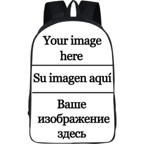 Backpack Customize The Image for Teenagers Girls Boys School Bags Big Red Lips Bolso Women Back Pack Punk Women 3d Skull Bagpack