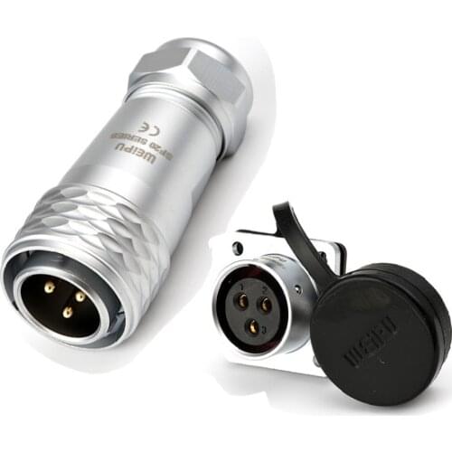 SF20 SF2010 SF2013 Waterproof Plug Socket Panel Mount Connector 2 3 4 5 6 7 9 12 15 Pin Military Lighting Heavy Machinery Crane