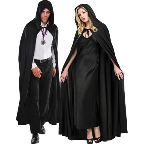 Adult Costumes - Halloween Costumes for Men and Women Vampire Capes Hooded Cloak