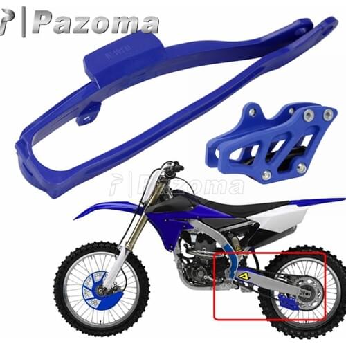 Enduro Motorcycle Swingarm Chain Guide Guard+ off Road Chain Slider Guard for YAMAHA YZ250F Z450F YZ250FX YZ450FX 2009-2019
