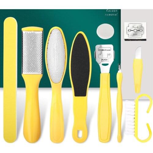 1set Foot Chafing Useful Product Exfoliating Scrub Household Rub Foot Board Tool Calluses Pedicure Knife Shaving