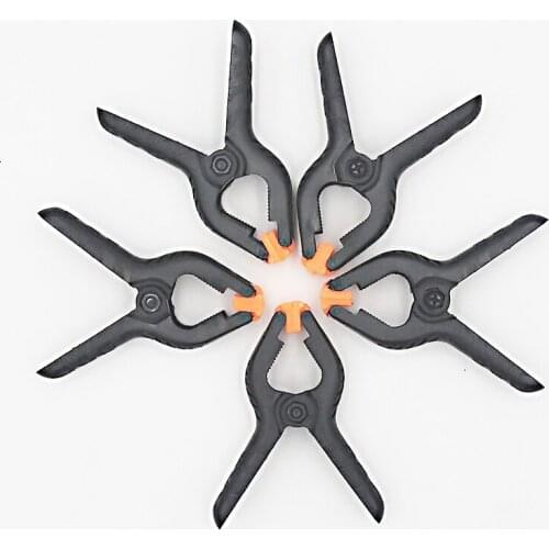 10Pcs 2inch 65mm A-type Plastic Nylon Adjustable Clamps for Woodworking Spring Clip DIY Craft Tool