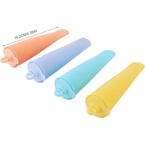 2021 Summer Silicone Ice Cream Mold Creative Ice Cube Tray With Lid Dessert Ice Cream Mould Diy Popsicle Barrel Mold Accessories