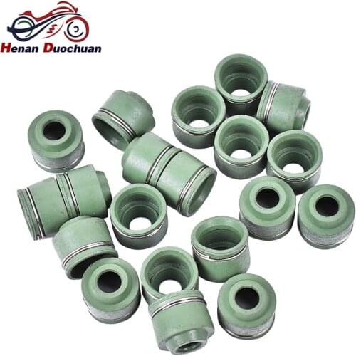 16pc 4.0mm Motorcycle Engine Valve Stem Oil Seal For Kawasaki ZXR250 ZXR 250 1989-1998 ZR250 Ba:ius ZR 250 2000 ZXR400 ZXR 400