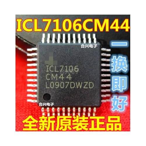 Free shipping 20PCS ICL7106 ICL7106CM44 QFP44