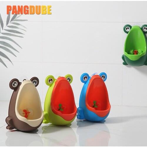 Childrens Urinal for Boys Frog Stand Toilet Training Urinal Potty for Boy Wall-Mounted Potty Urinal Pee Baby Toilet Bathroom