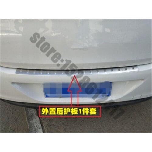 For Peugeot 308 2011-2015 stainless steel rear windowsill panel,Rear bumper Protector Sill Car Styling