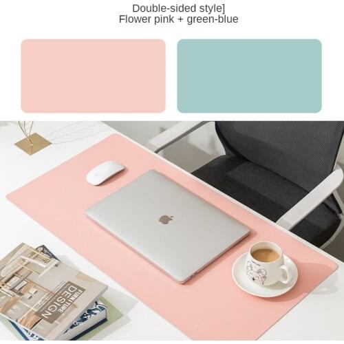 Double-side Portable Large Mouse Pad Waterproof PU Leather Desk Mat Computer Mousepad Keyboard Table Cover Gaming Mouse Pad
