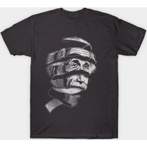 Men t-shirt e=mc escher(1 Color variant) Tshirt Women T Shirt Men Fashion Cotton Tshirt Anime Tees Harajuku Streetwear