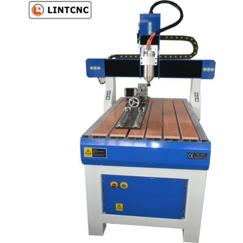 LINTCNC 6060 1212 1325 3D engraving machine cnc router 4axis cutting Acrylic soft metal granite,stone PVC