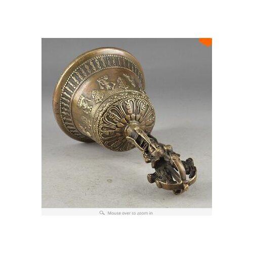 Collecting OLD copper Elaborate Old crafts Brass Exquisite Chinese Tibetan Copper Buddhism Exorcism Bell