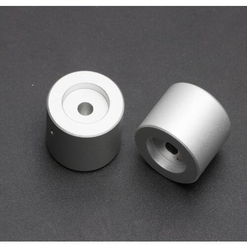 KYYSLB 30MM Diameter Aluminum Amplifier Chassis Straight Handle Knob Volume Potentiometer Audio Amplifier Sandblasting Knob