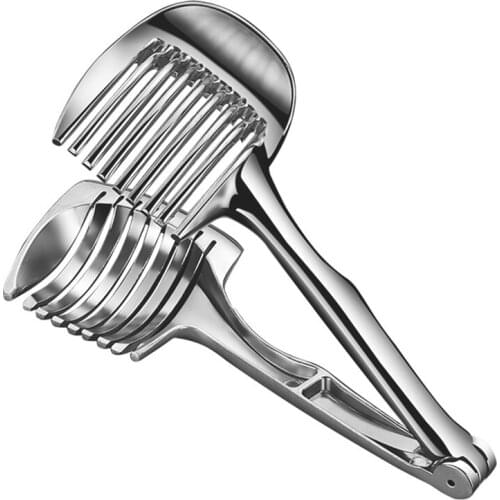 Multiuse Tomato Slicer,Multi-Functional Slicer,Design for Accurate Cuts Tomatoes Lemon Cutter,Handheld Onion Slicer