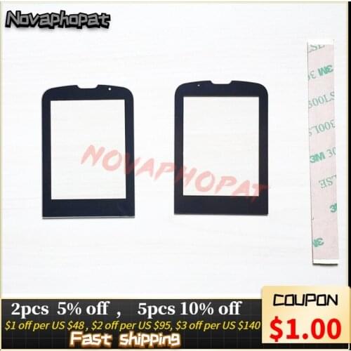 Novaphopat Black Glass Screen For Philips E560 Glass lens Panel Replacement (not touch screen ); 10pcs/lot