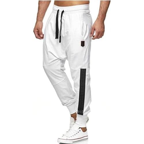 New sports pants mens running pants casual sports leggings fitness football pants training pants elastic jogging fitness pants