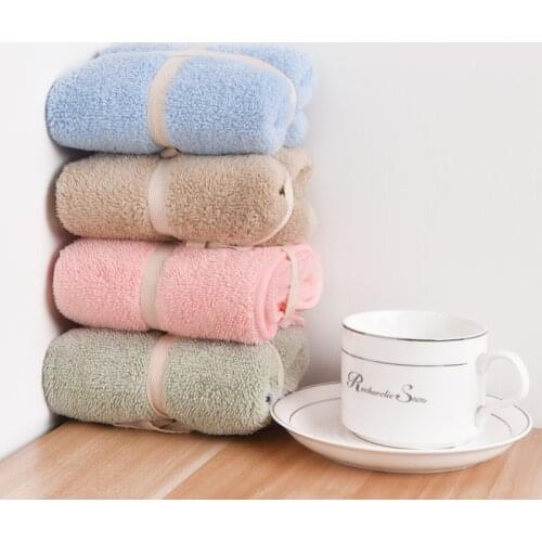 Beroyal Brand Microfiber Face Towel Cute Square Baby Face Towel Kids Face Cloth Washcloth Bathroom Face Towels Wholesale