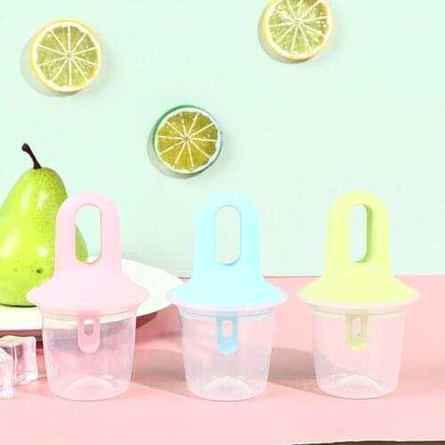 Silicone Mini Ice Pops Mold Ice Cream Ball Maker Popsicle Molds Baby DIY Food Kitchen Tool Fruit Shake Ice Cream Mould