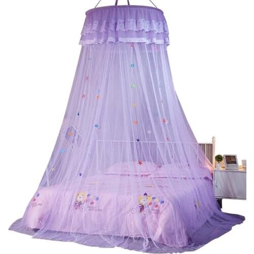 Folding Hung Dome Mosquito Net Round Kids Conapy Baby Bed Canopy Mosquito Net Mesh Curtain Anti Insect Bed Tent For Adults dosel