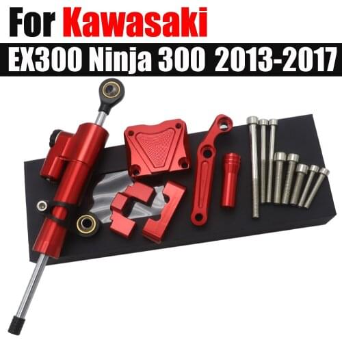 For Kawasaki EX300 Ninja 300 2013-2017 Steering Damper Stabilizer Safety Control Kits Motorcycle EX 300 Ninja300 14 15 16