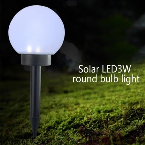 Led Solar Energy Powered Bulb Lamp 33cm Waterproof Outdoor Garden Street Solar Panel Ball Lights Lawn Yard Landscape Decorative