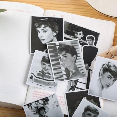 Vintage photo beauty series vintage personalized scrapbook Stickers scrapbooking material personalized sticker happy planner