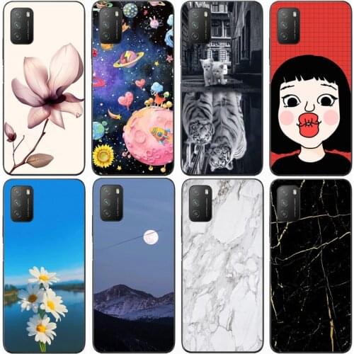 Back Soft Silicone Phone Covers for XIAOMI POCO M3 Mobile Phone Cases for Xiaomi poco m3 Bags