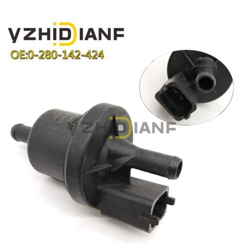 1x Vapor- Canister Purge Solenoid Valve 0280142424 0280142300 9135444 058133517 For VW- Golf Jetta- Passat Audi- A4 A4 Quattro