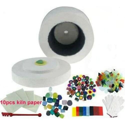 2020 Fashion DIY Glass Jewelry Tool Microwave Kiln Kit (8items/set)