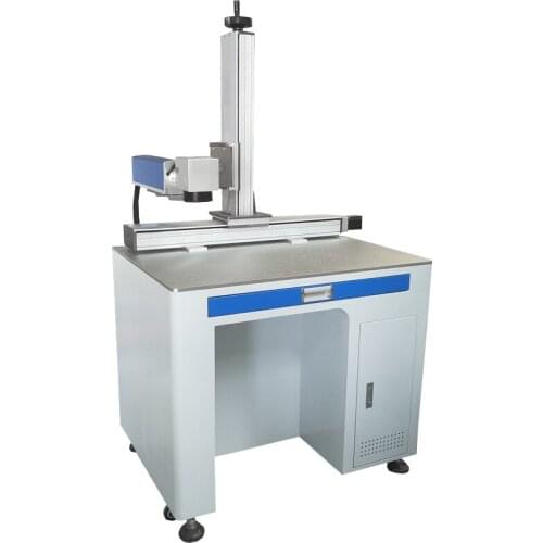 600*800mm desktop large format 20w 30w 50w Raycus fiber laser marking machine for metal