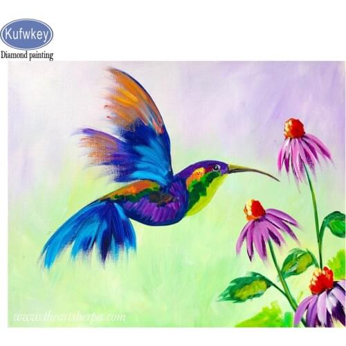 3d Diy Diamond Painting bird flower Mosaic Drill Resin squre round diamond Embroidery Needlework 5d Cross Stitch Kits Home Decor