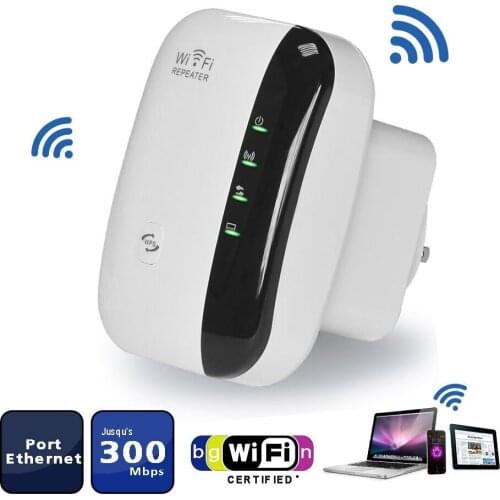 Wireless WiFi Repeater WiFi Extender 300Mbps Router WiFi Signal Amplifier Wi Fi Booster Long Range Wi-Fi Repeater Access Point