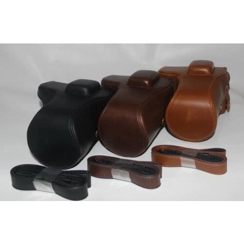 Camera Bag for Samsung NX300 NX-300 Camera Cover With Shoulder Strap PU Leather Camera case